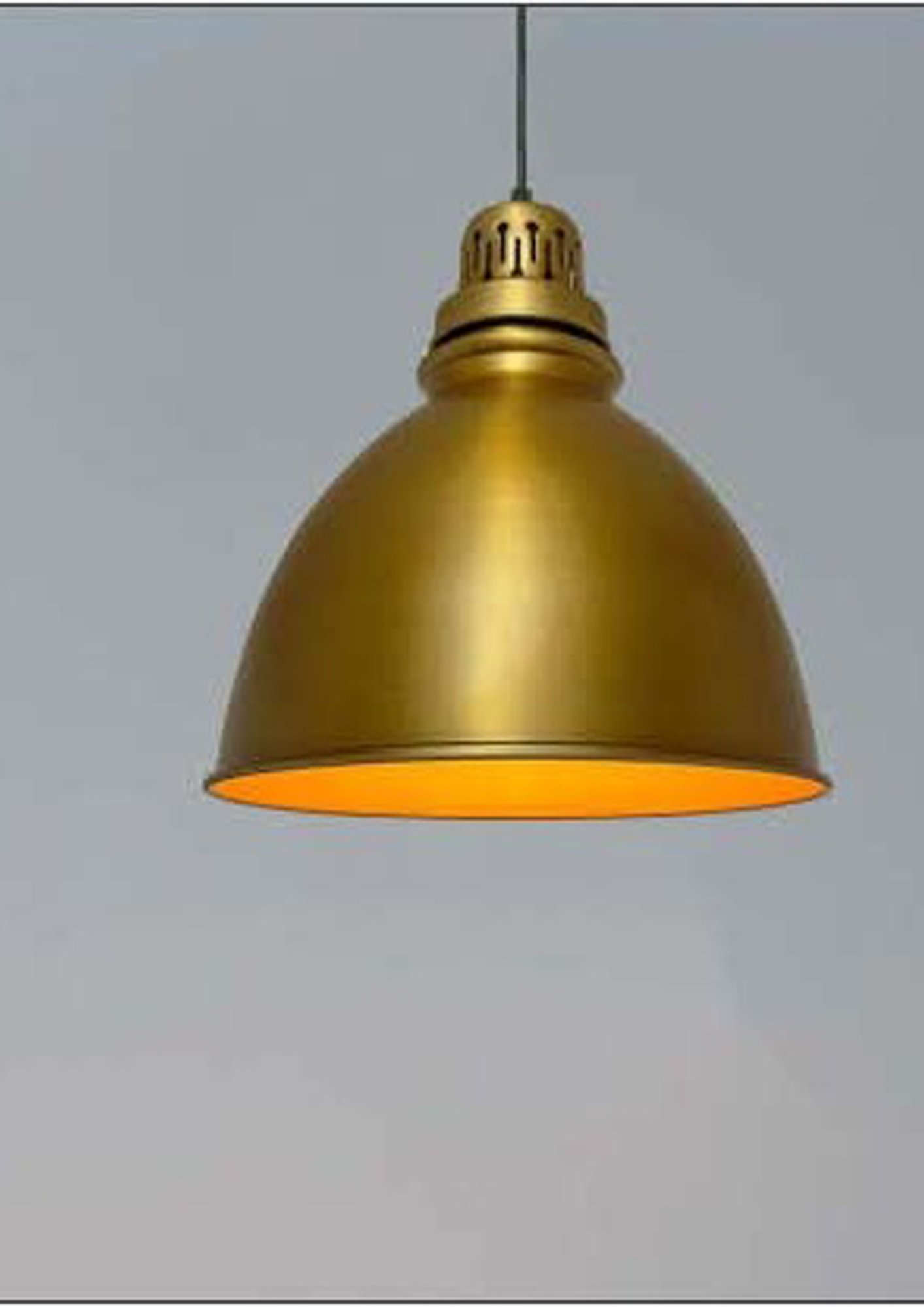 Beyond Lights - Brass Dome Lamp- GL